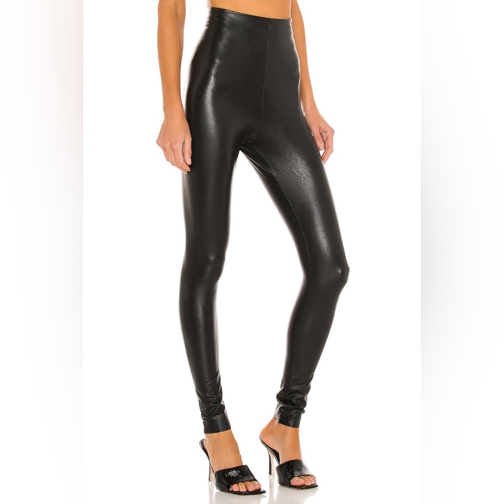 COMMANDO Perfect Control Faux Leather Legging in Black | size small / US 2-4